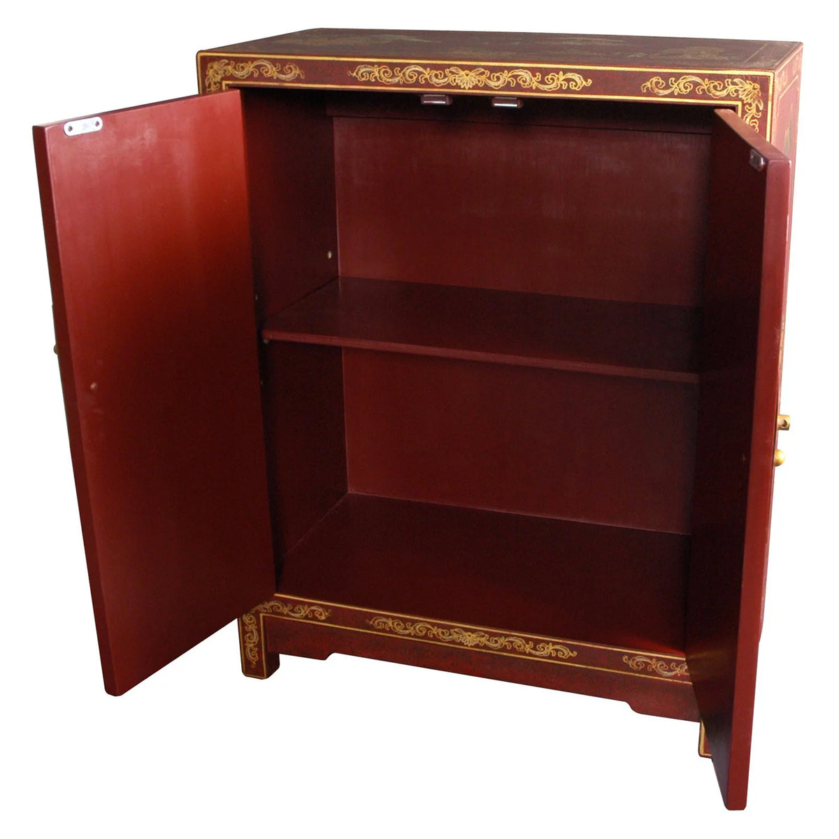 Red Lacquer Cabinet W739