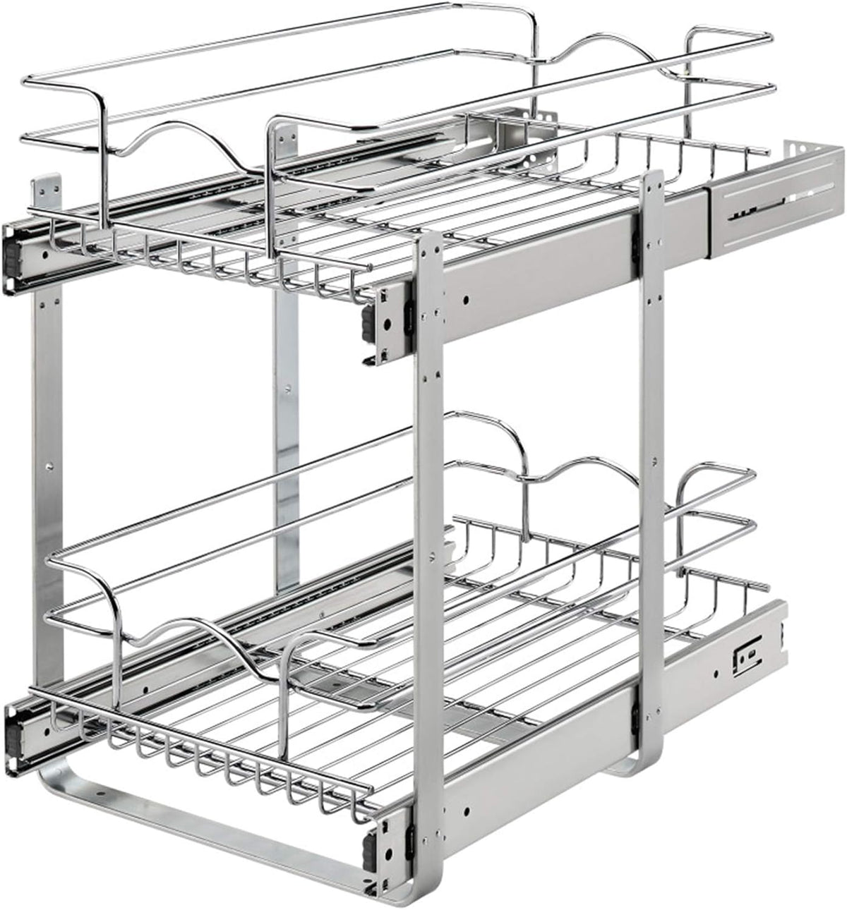12 x 18 Inch 2-Tier Wire Pull Out Shelf O49018