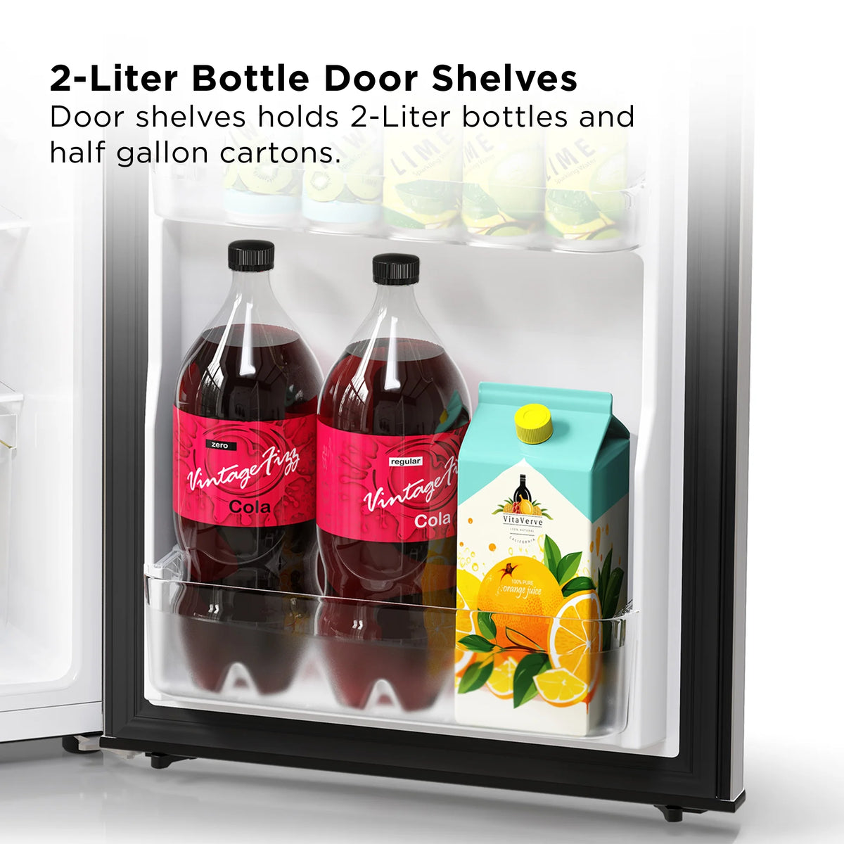 4.5 Cu. ft. Two Door Refrigerator Stainless Look J37027