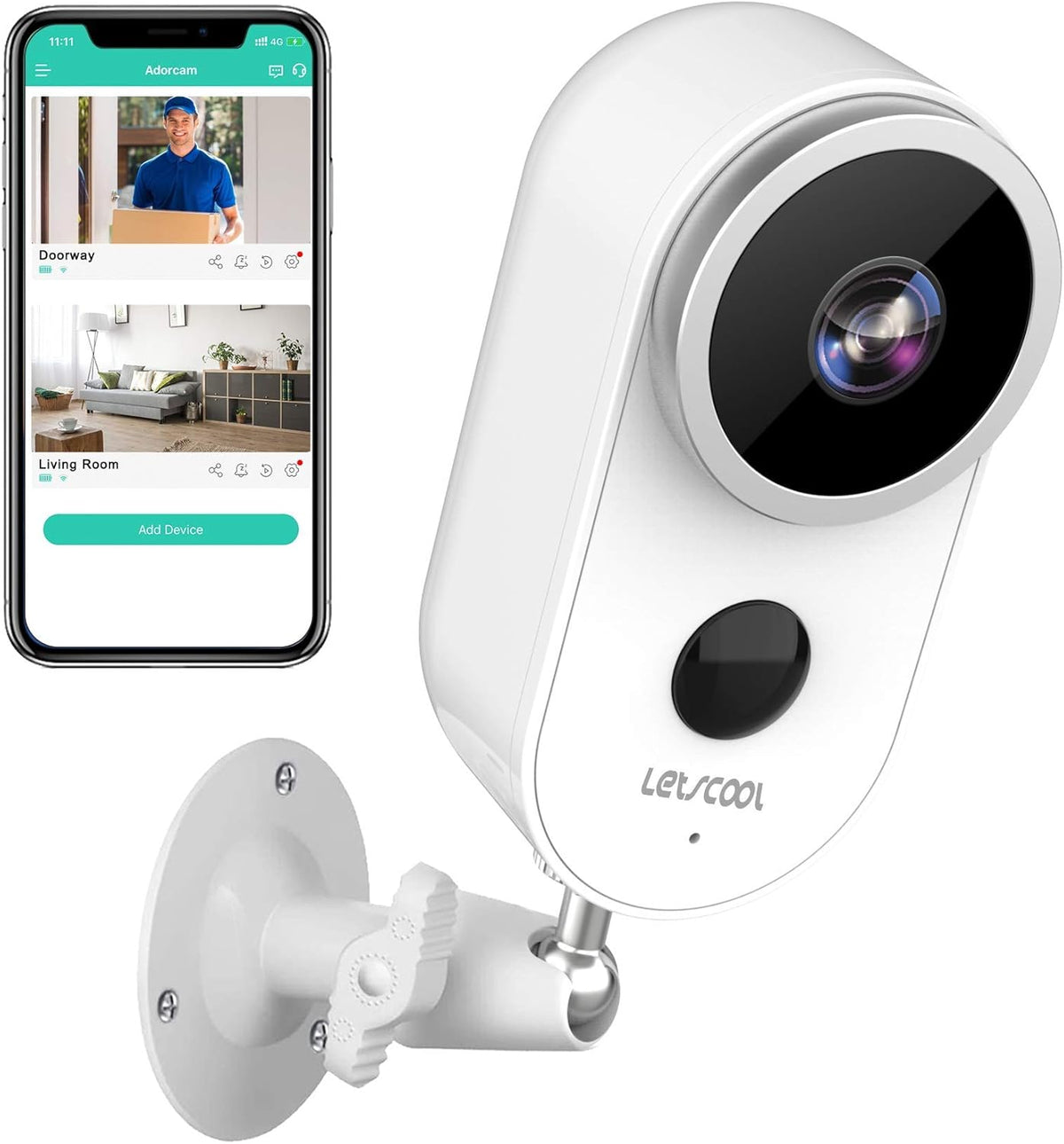 Wireless 1080P Rechargeable Battery WiFi Security Camera G74229