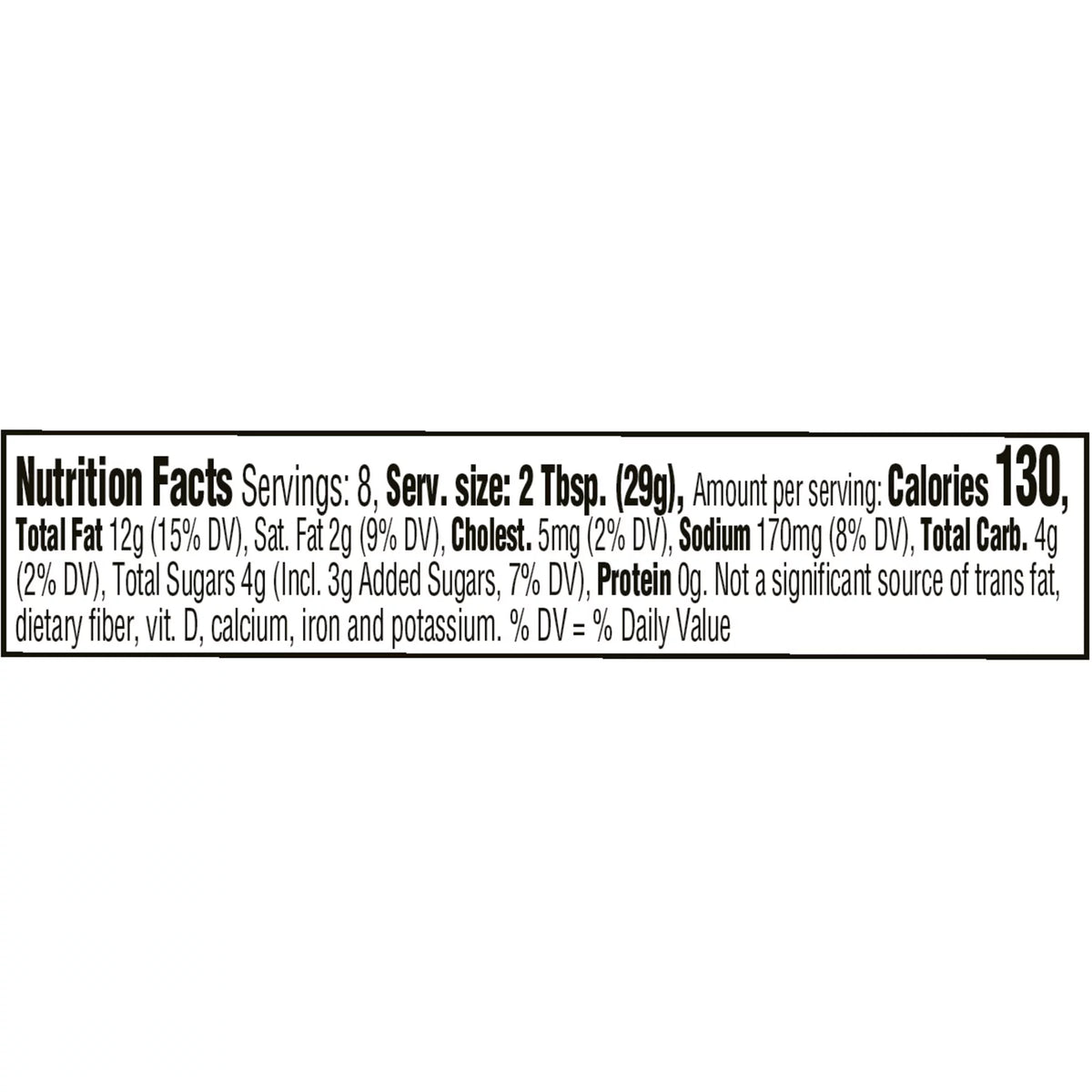 Tartar Sauce, 8 fl oz B715128
