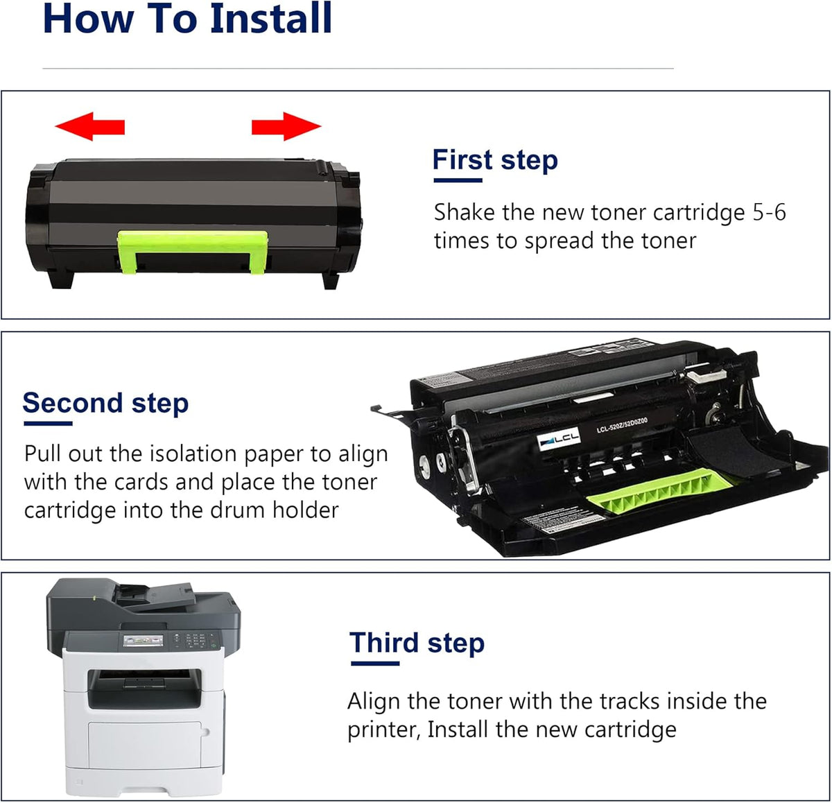 Black Compatible Toner Cartridge Replacement Q445762