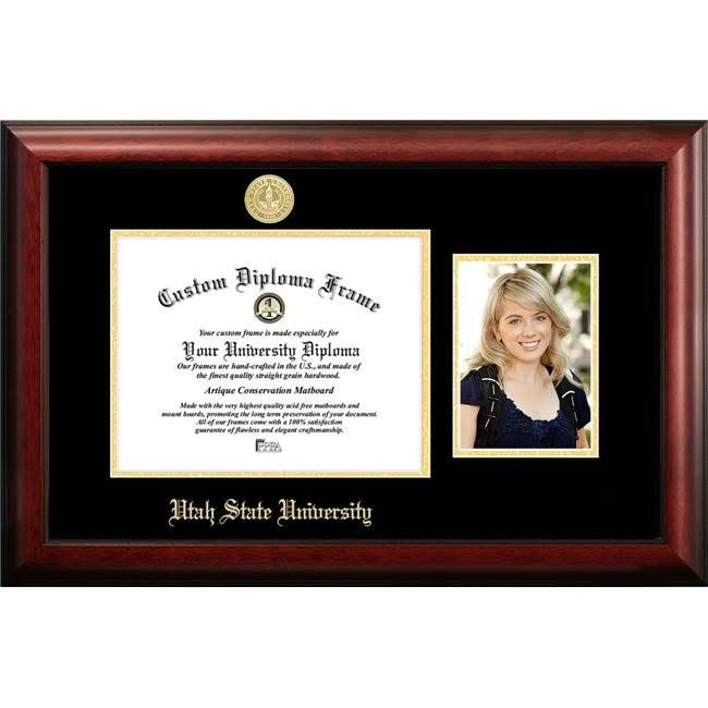 Gold Embossed Diploma Frame with 5 X7 Portrait L897985