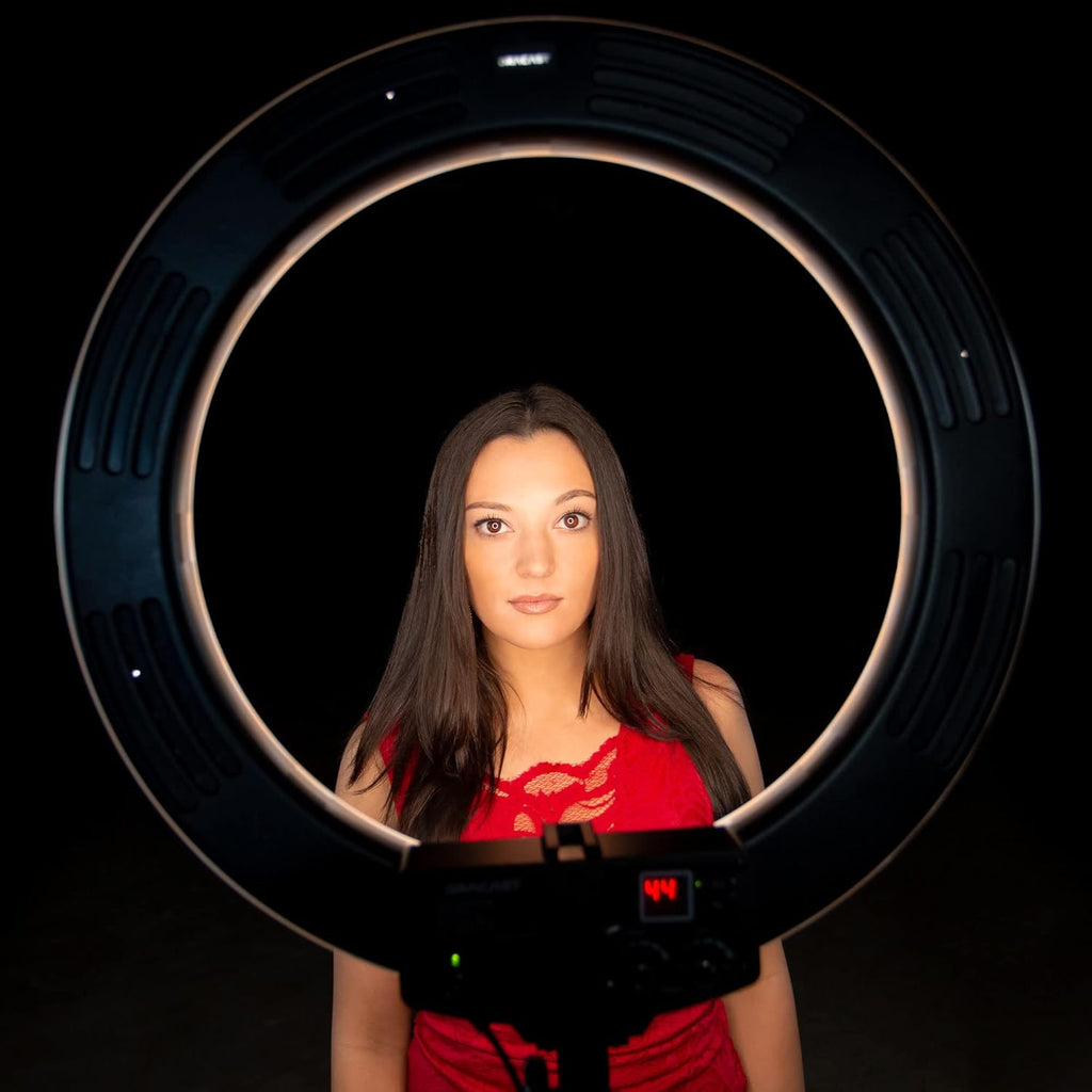18 Dimmable Bi-Color LED Ring Light Kit with Light Stand G15180