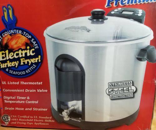 Turkey Fryer and Seafood Boiler Steamer D382301