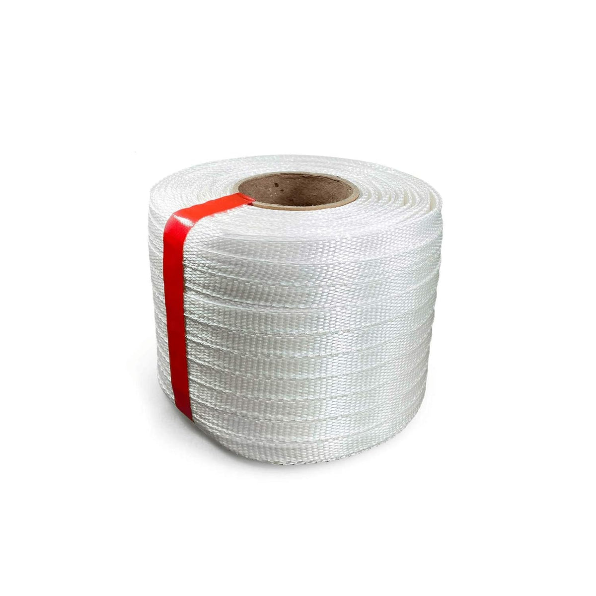 1/2" Heavy Duty Woven Cord Strapping, 1500' Length, 650 lb. Break Strength, Pack of 2 J925068