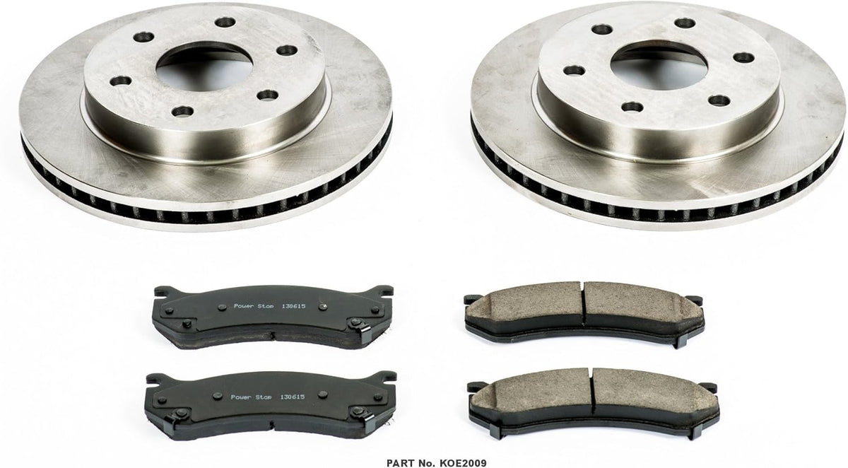 Front Brake Pad and Rotor Kit H610