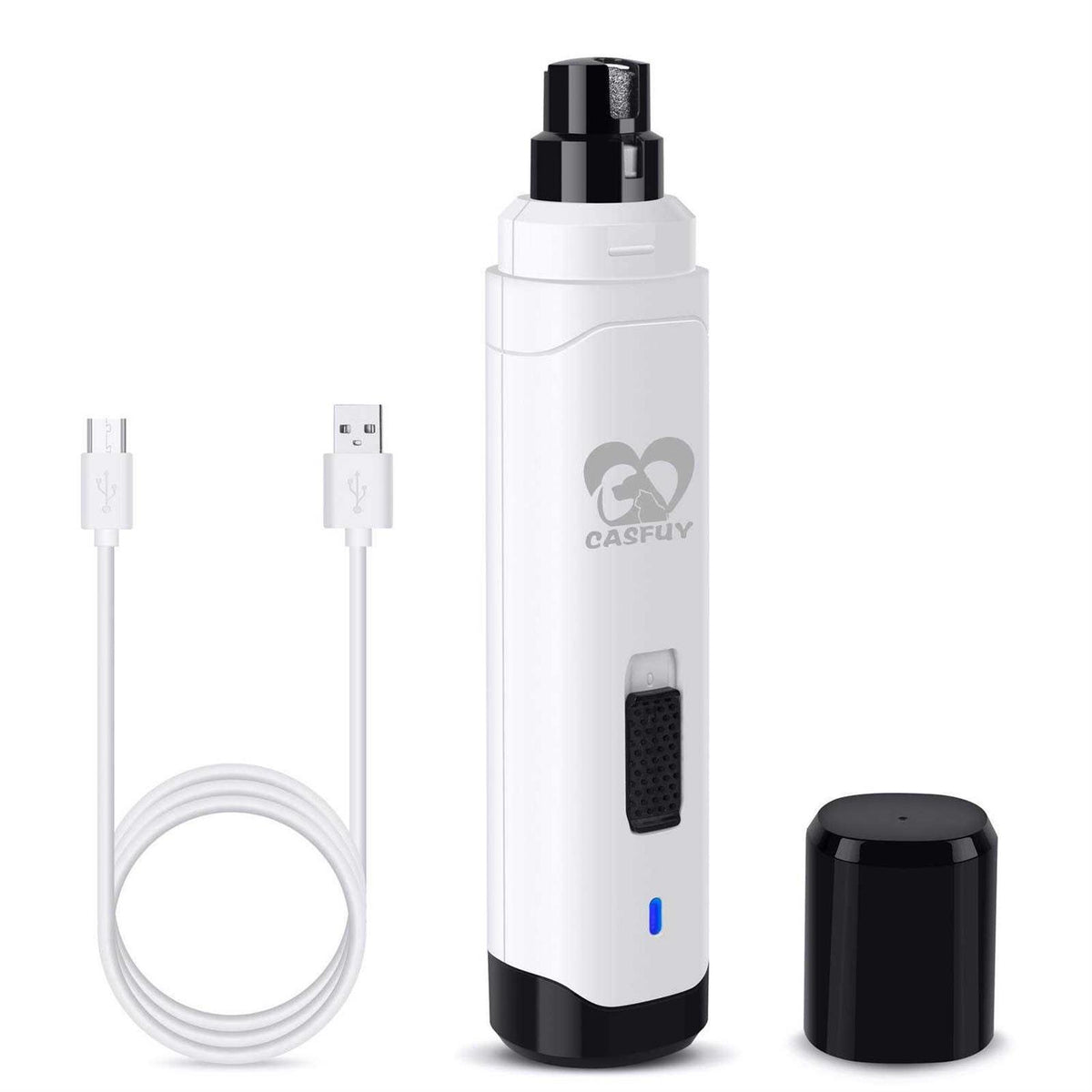 Dog Nail Grinder 2-Speed Electric Rechargeable Pet Nail Trimmer T89768