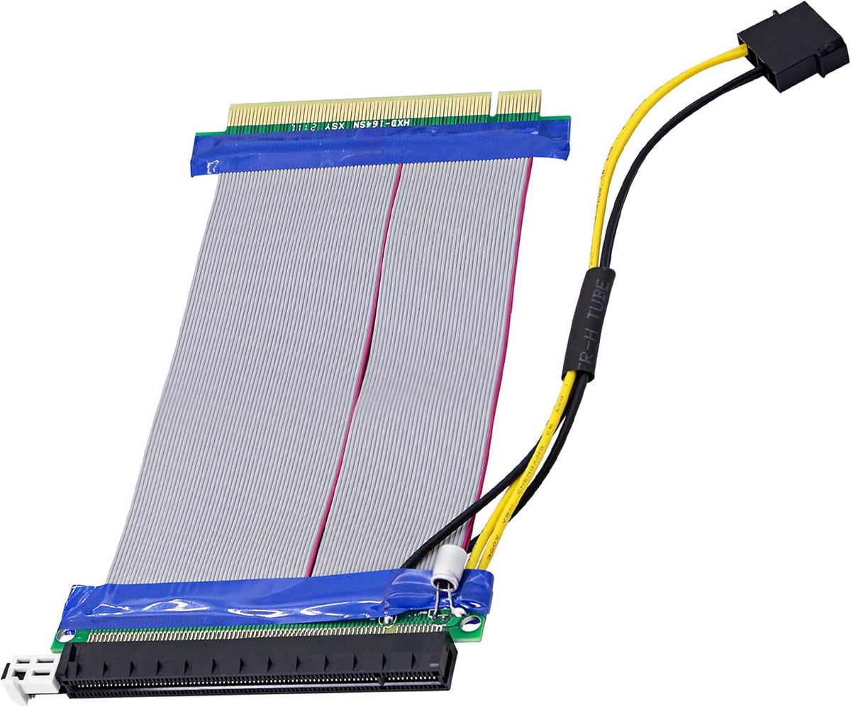 PCIe 16x to 16x Powered Flexible Riser Extender Cable, 20CM, Pack of 2 H178144