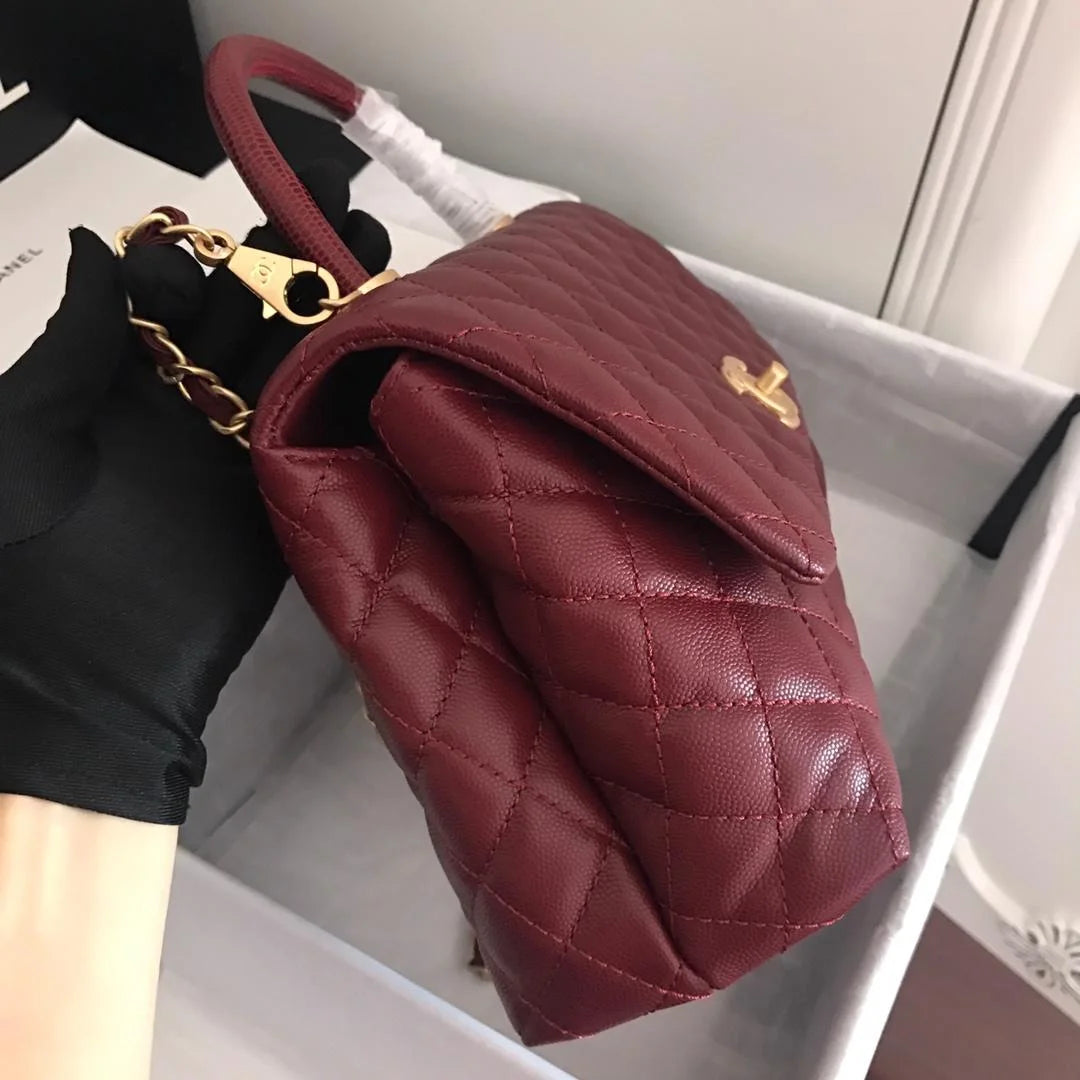 Dark Red Handbag L469481