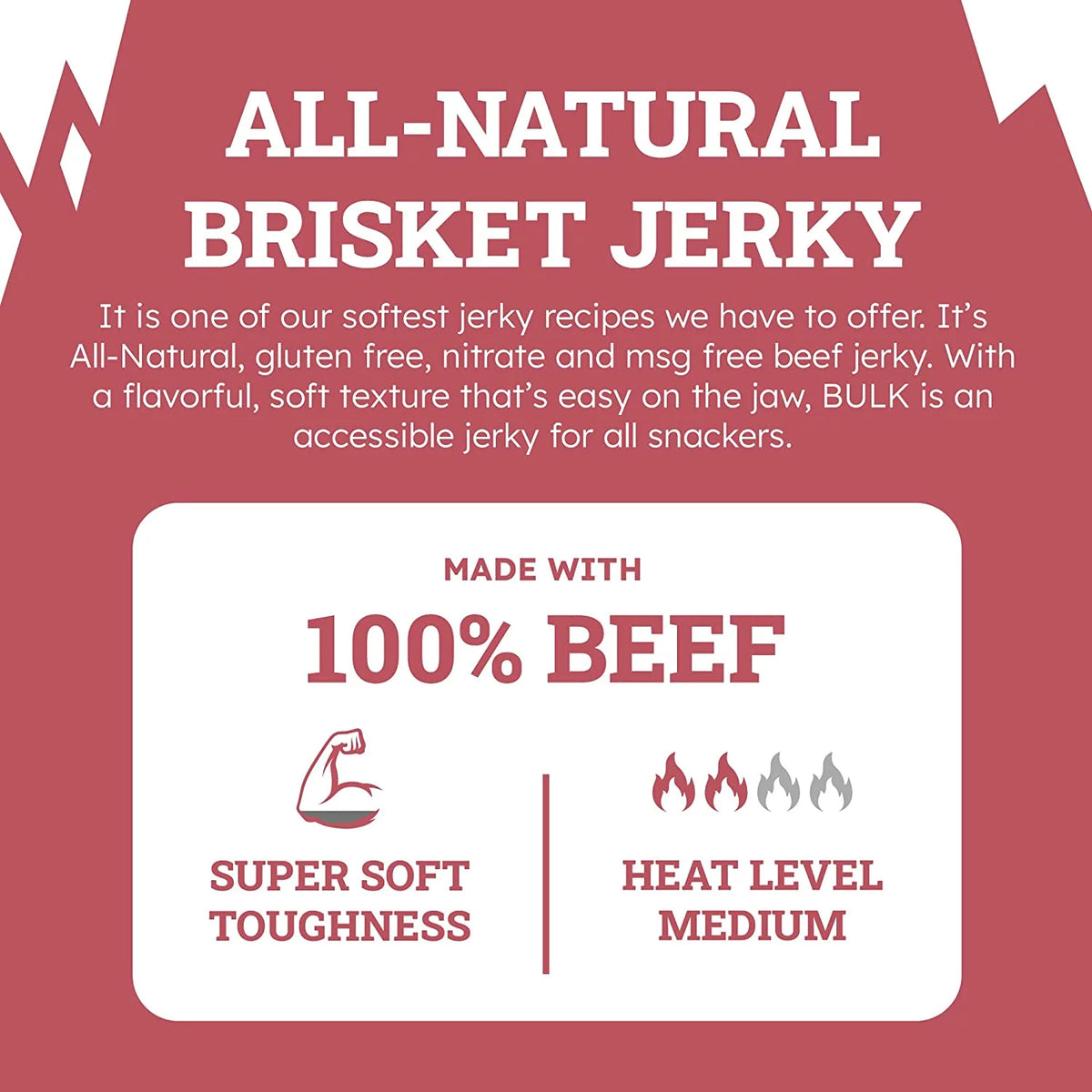 Hot Flavor Beef Jerky 5 Pounds G8945