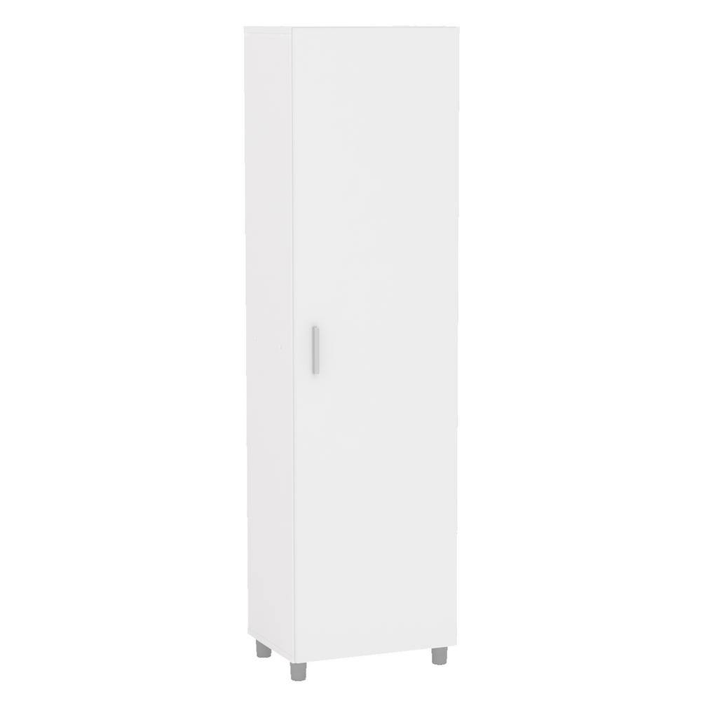 White Storage Cabinet with 4-Shelves S563