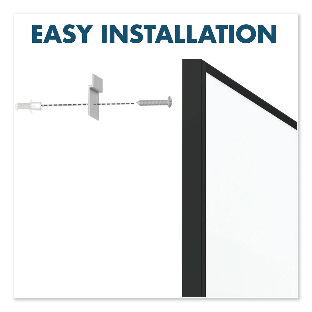 Black Frame Nano-Clean Magnetic Whiteboard K473
