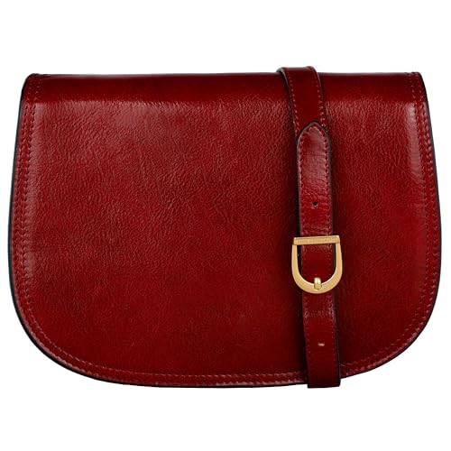 Leather Cross Body Bag V7550