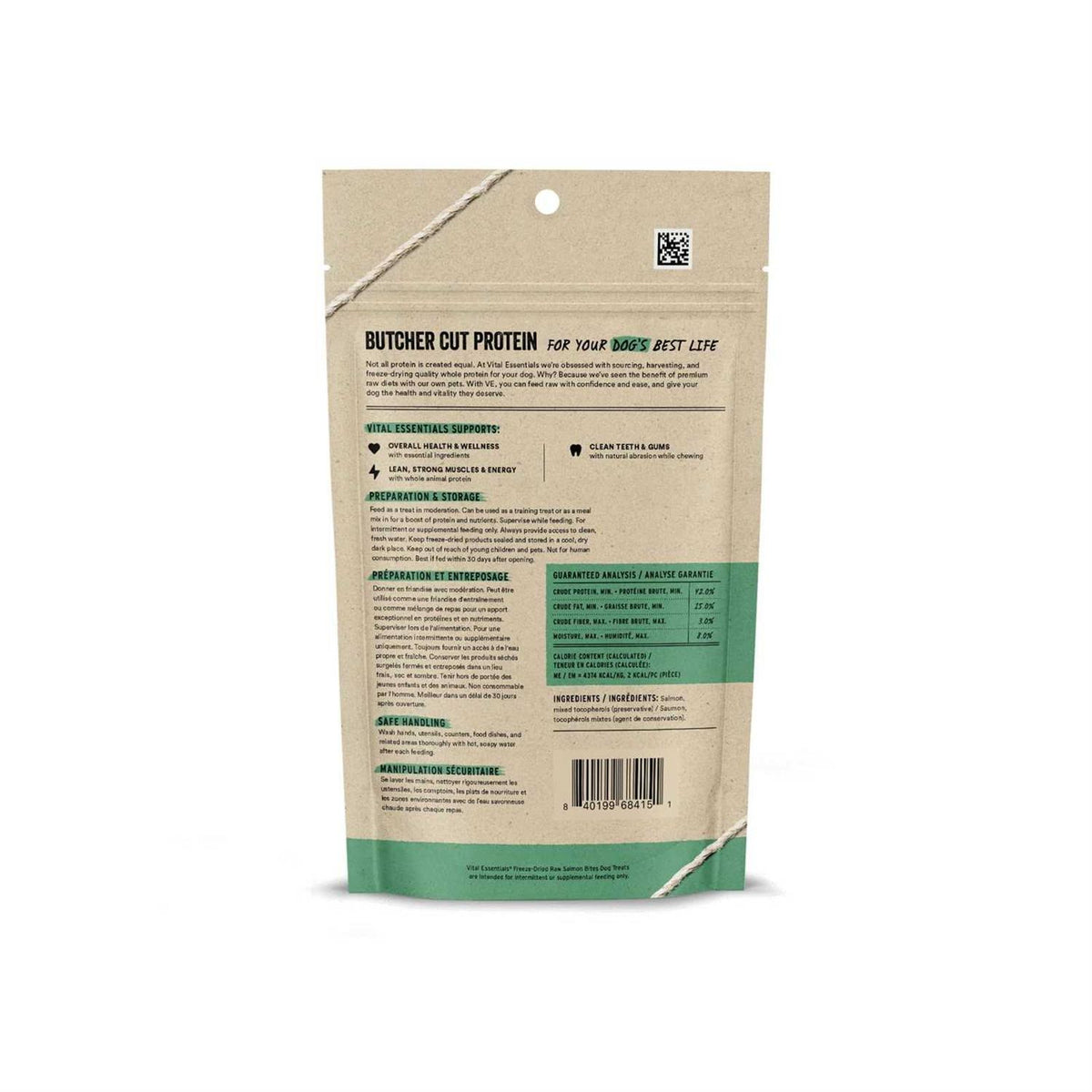 Freeze-Dried Salmon Bites Dog Treats M649