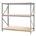 28 Boxes Record Storage Rack, Gray Y479817