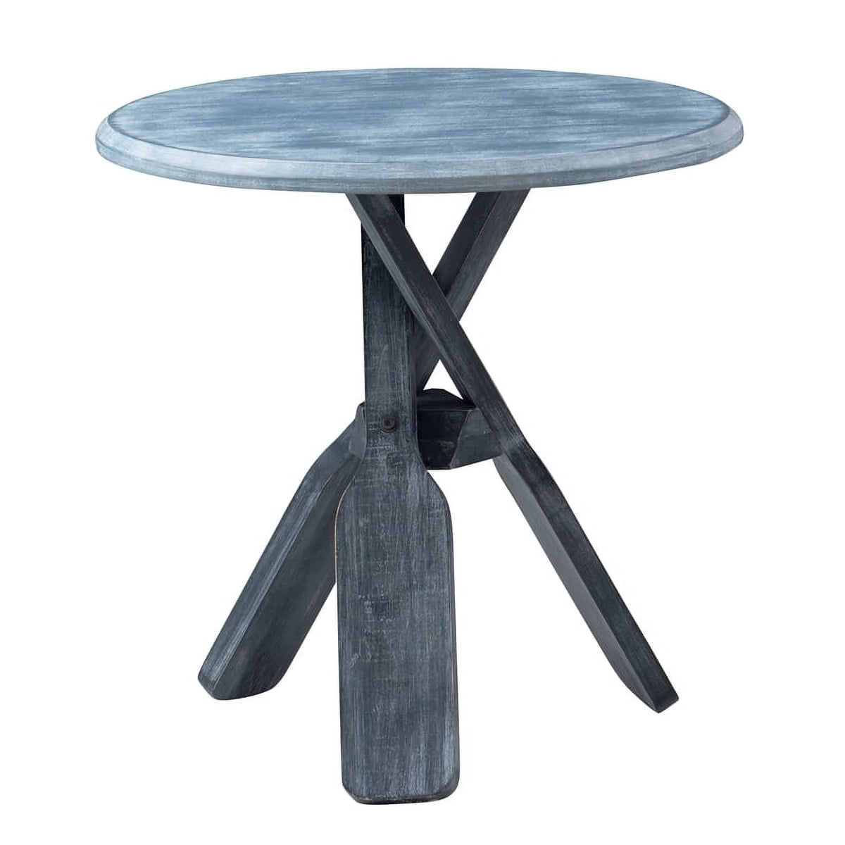 Gray Wood Side Table O413