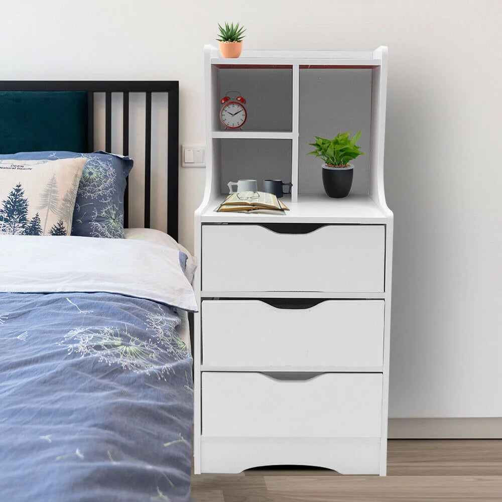 Modern 3 Drawer Nightstand Y239