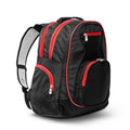 Black/Red Premium Color Trim Backpack E222