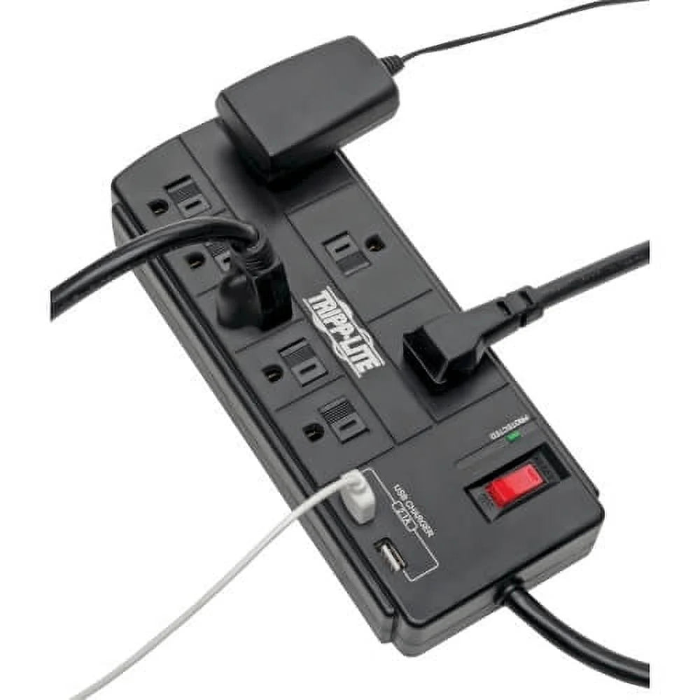 8-Outlet Surge Protector with 2 USB Ports S5482