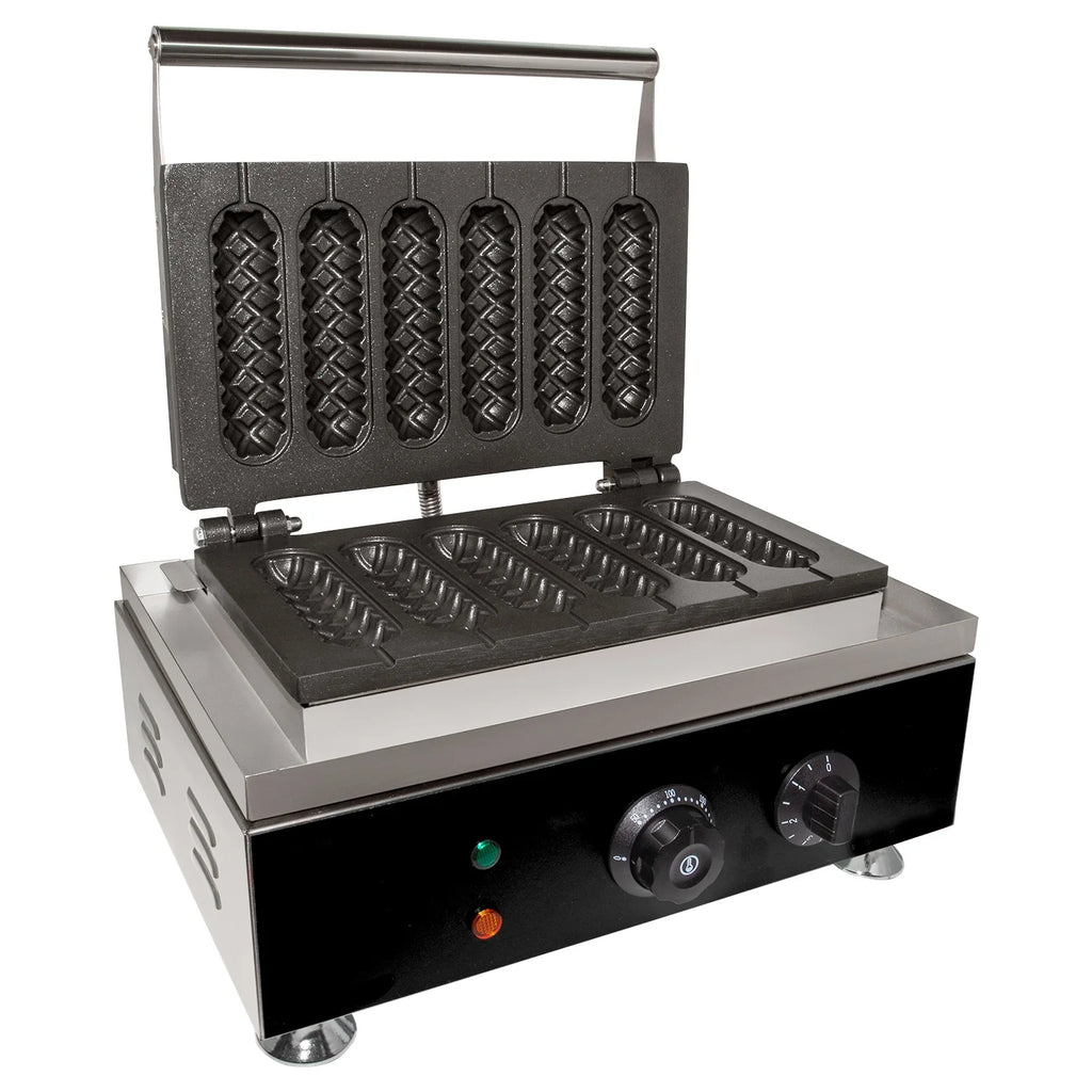 6 Pieces Nonstick Corn Dog Waffle Maker O6250