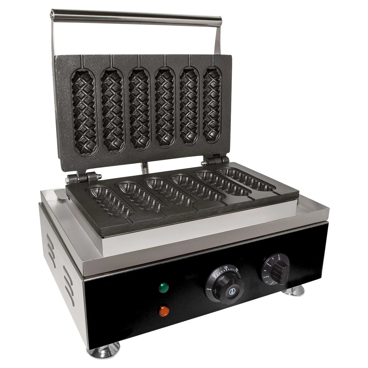6 Pieces Nonstick Corn Dog Waffle Maker O6250
