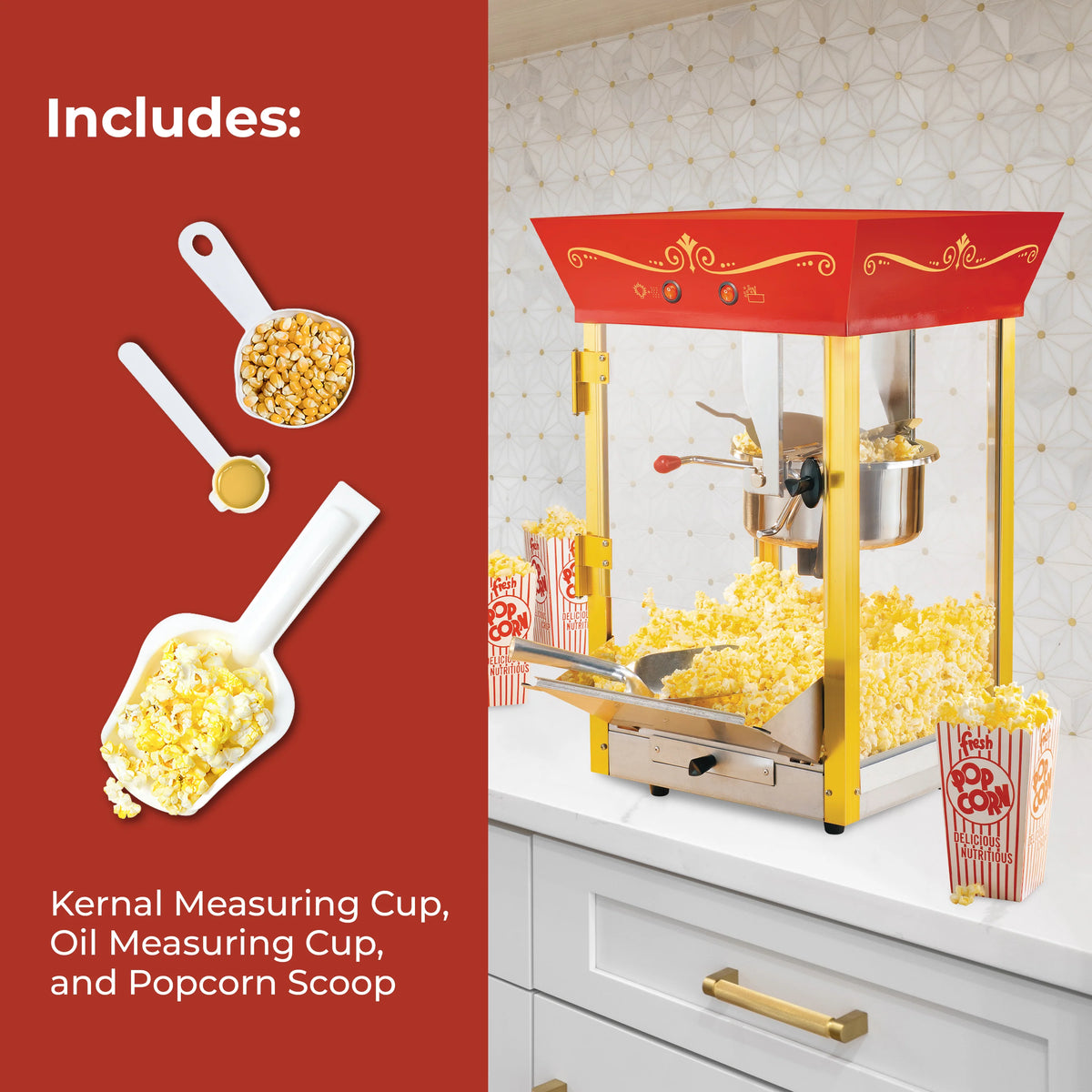 10-Ounce Popcorn & Concession Cart D62144
