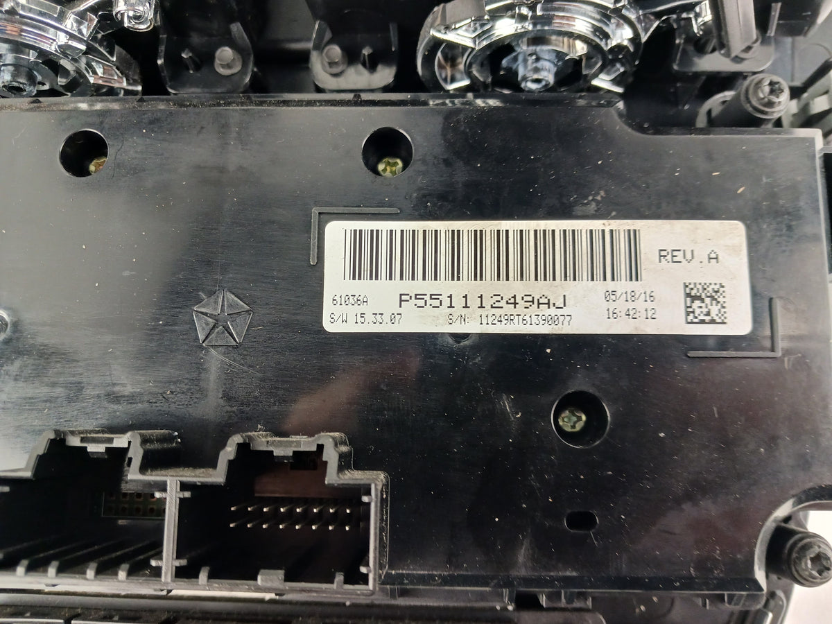 Pre-Owned Dodge Caravan HVAC Temperature Control Panel L8491
