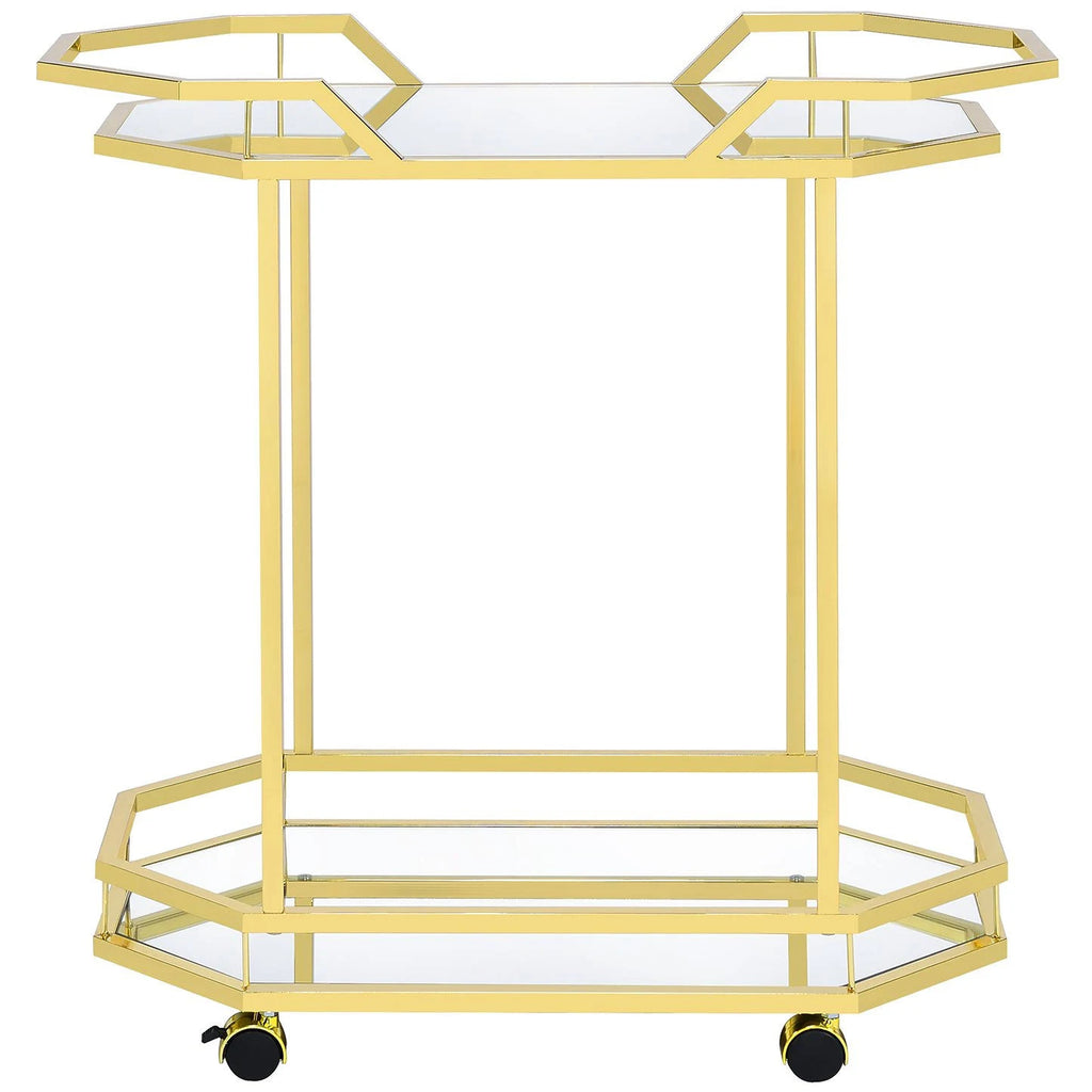 Brass Serving Cart Z64436