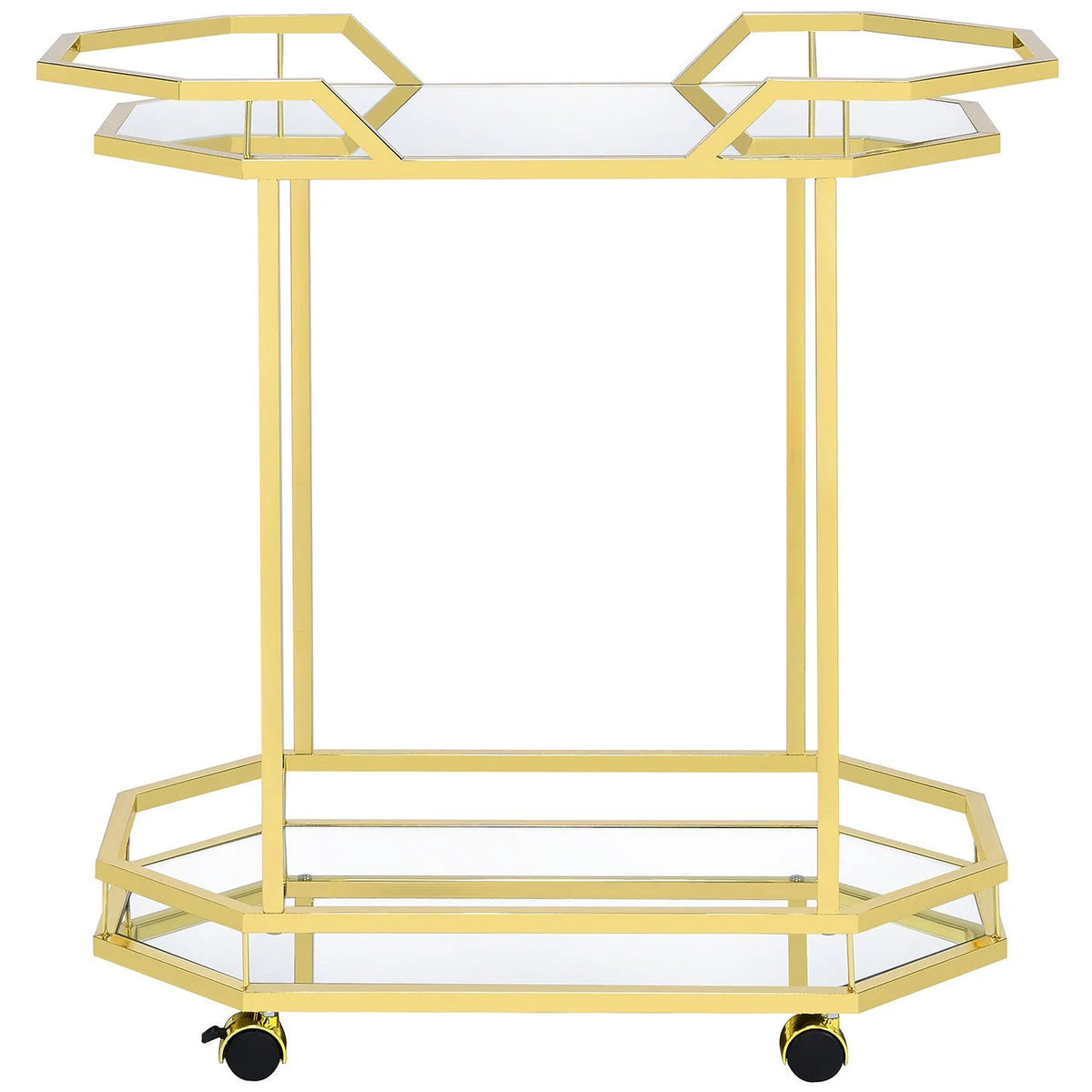 Brass Serving Cart Z64436