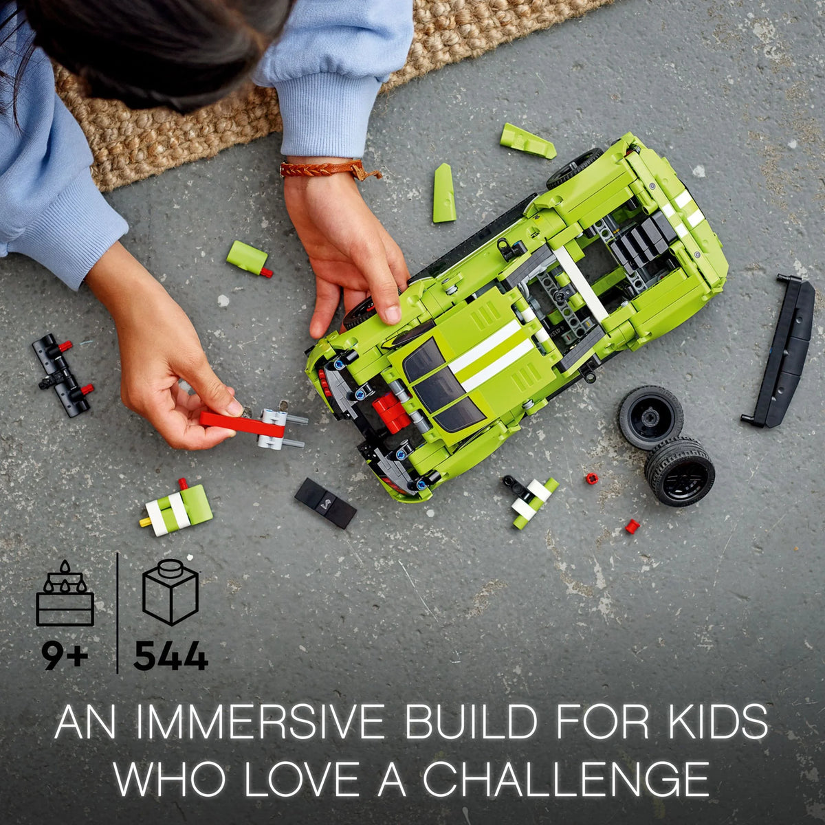 Pull Back Drag Race Toy Car Building Set Y766961