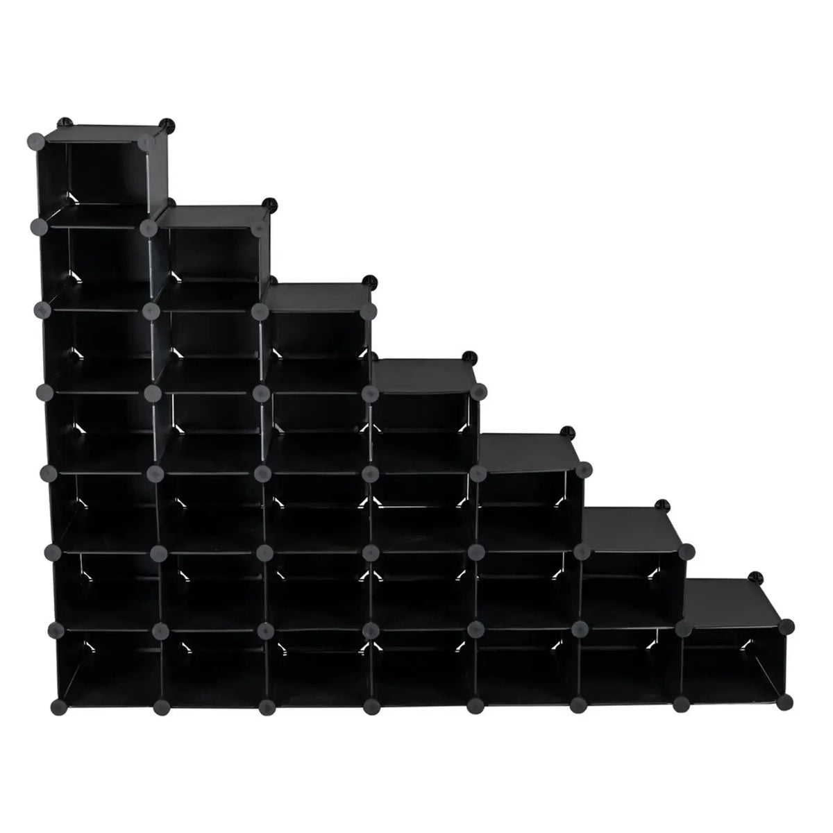 7-Tier 28-Pair Plastic Shoe Rack Y775