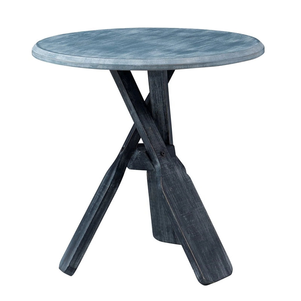 Gray Wood Side Table O413