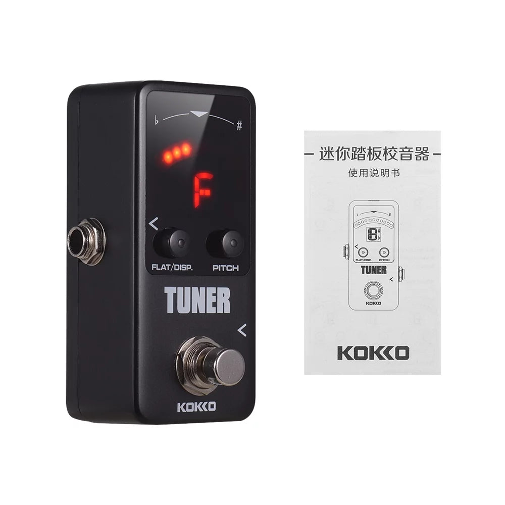 Chromatic Guitar Tuner Pedal with LED Display and True Bypass R7292