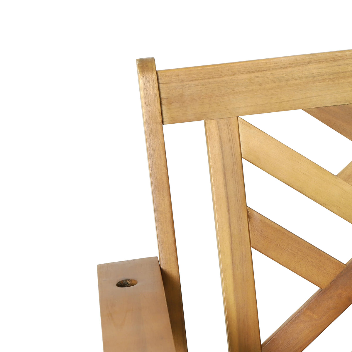 Acacia Wood Hanging Porch Swing U14711