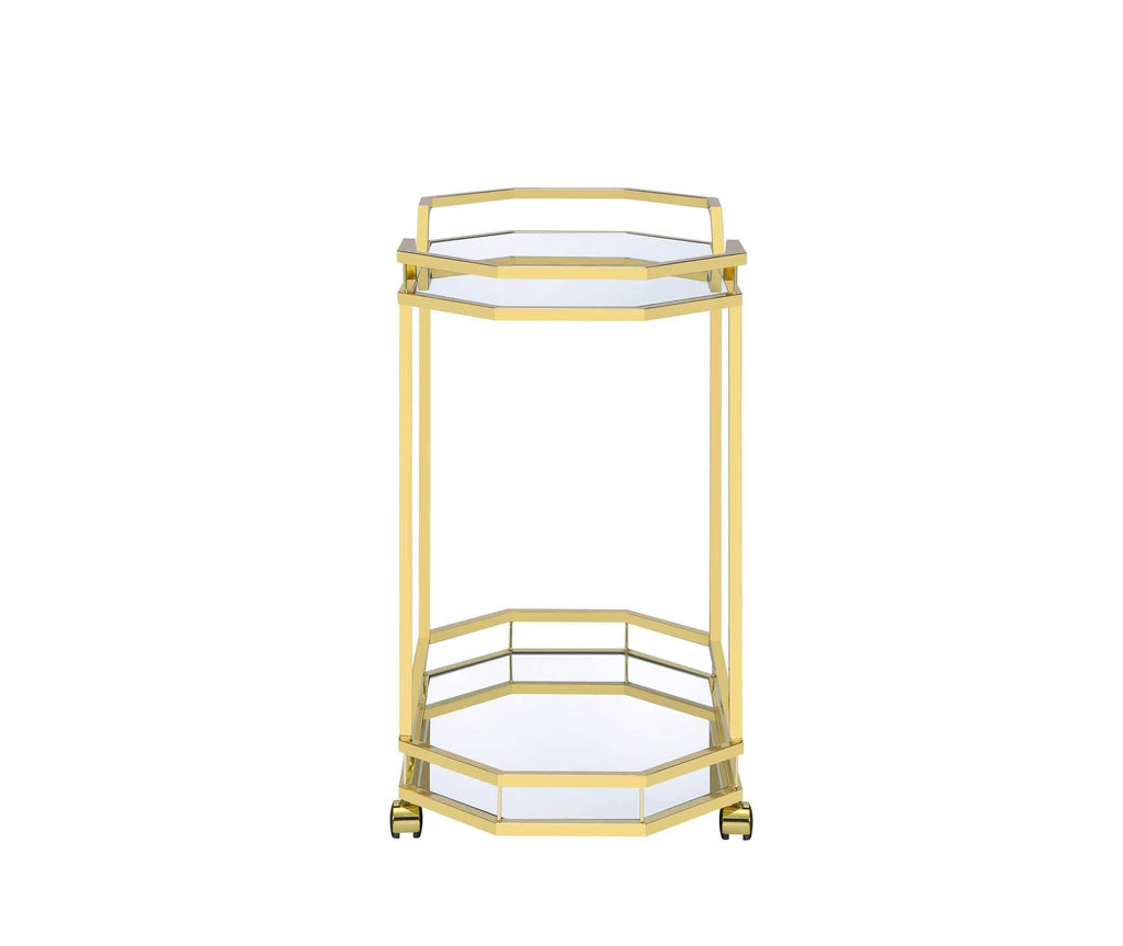 Brass Serving Cart Z64436