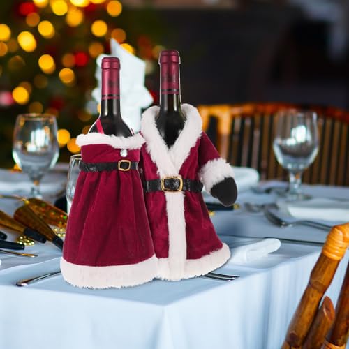 2pcs Christmas Wine Bottle Covers Z801875