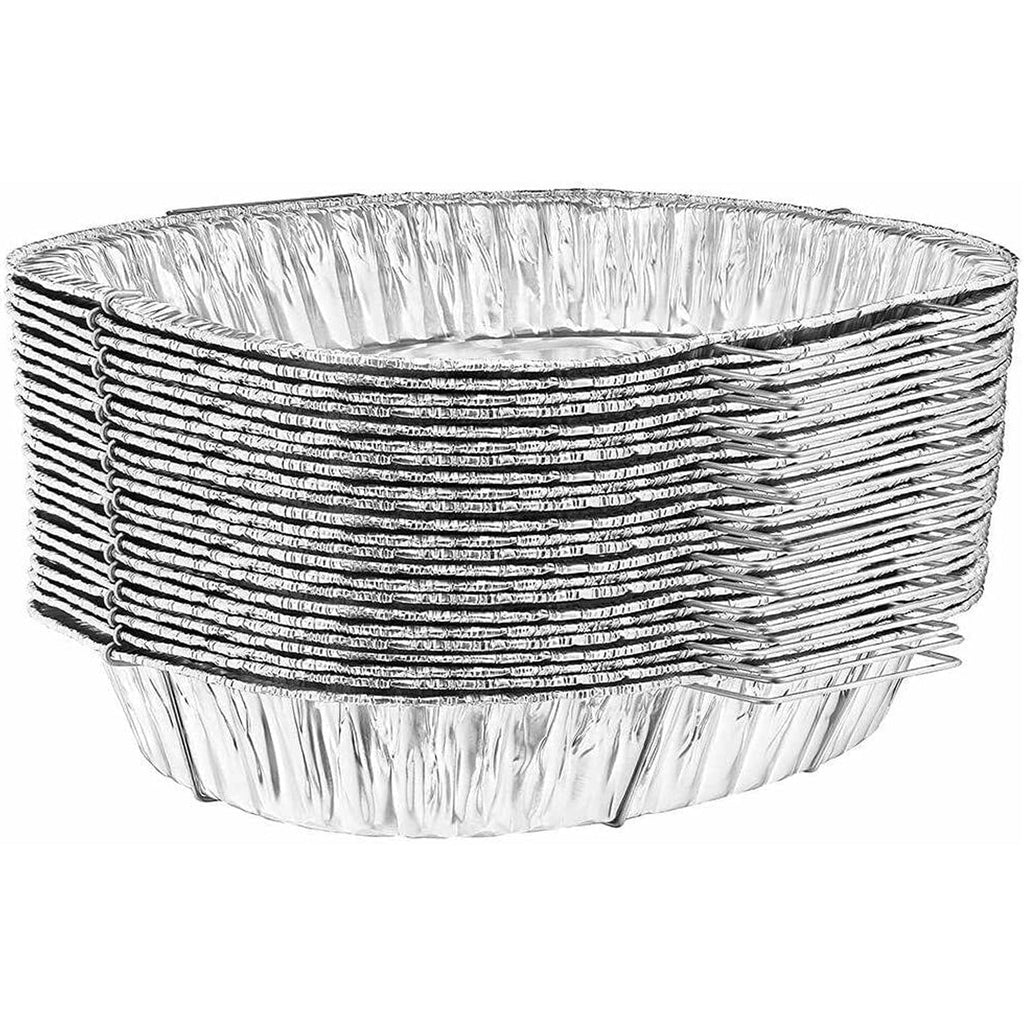Disposable Aluminum Oval Roaster Pan with Rack W829