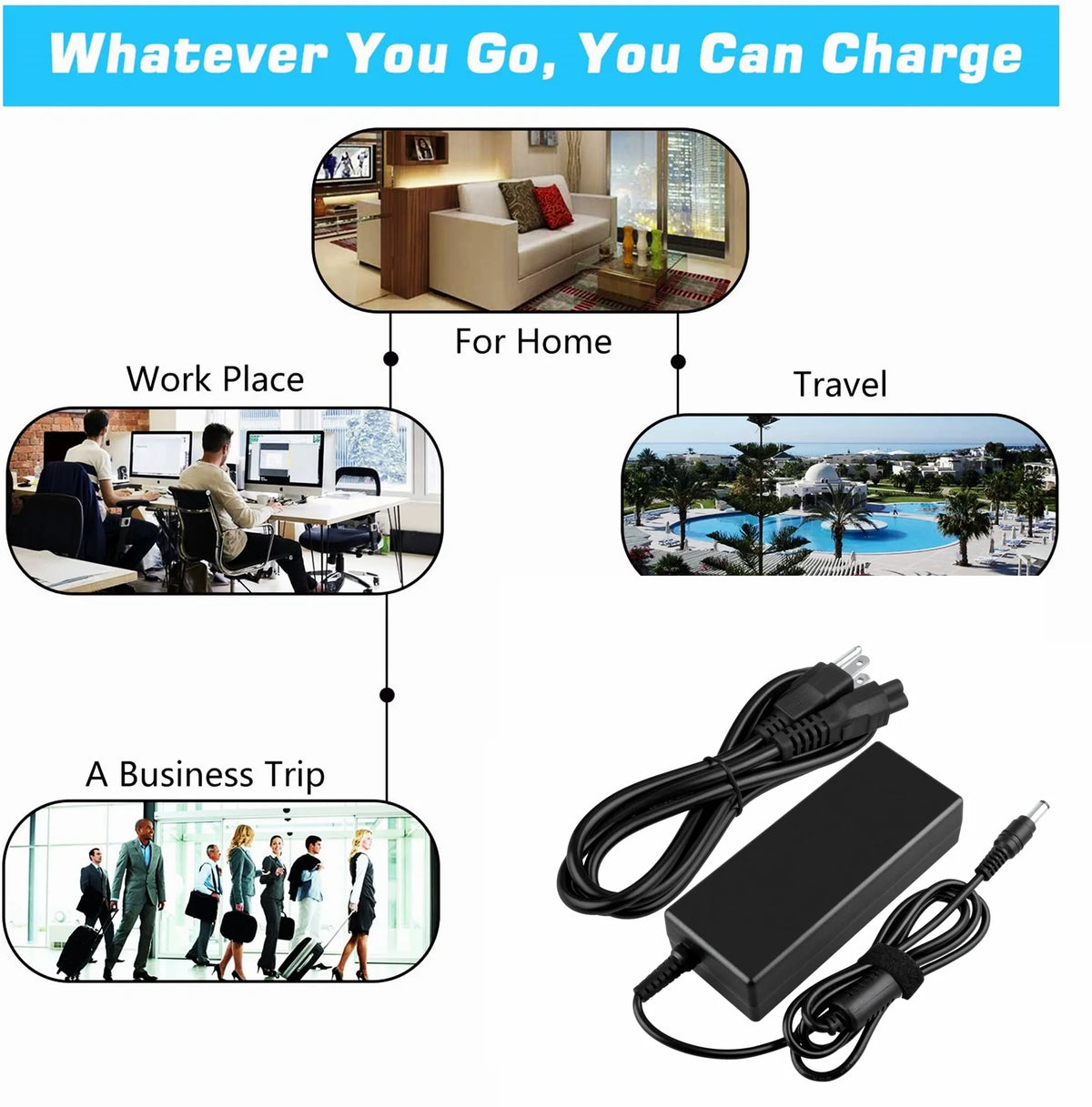 AC/DC Adapter Charger for Folding Scooter Z6295