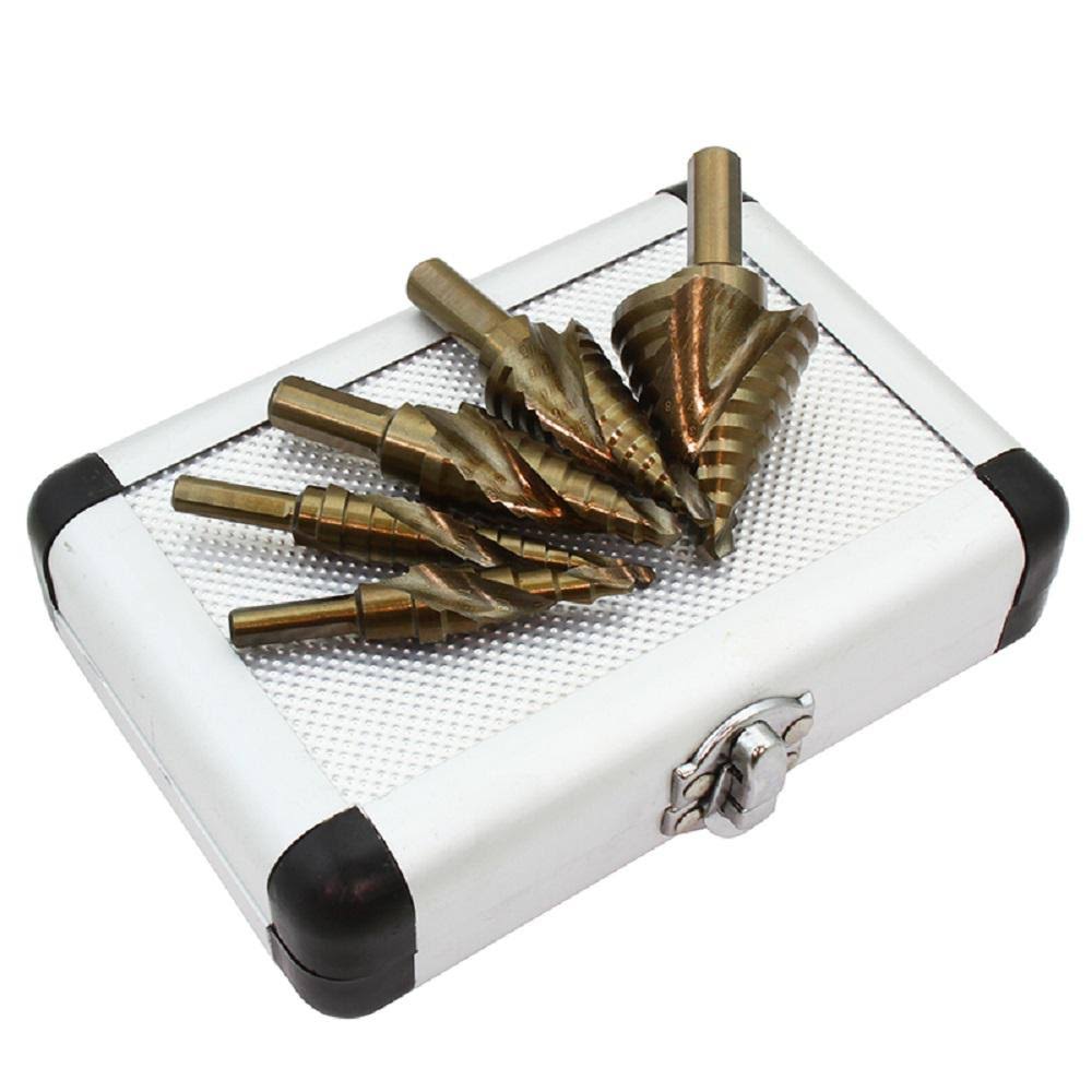 Cobalt Steel Step Bits Set (5-Piece) J147