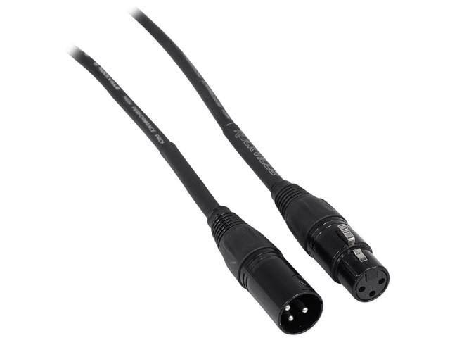 Black 10' Female to Male XLR Mic Cable E2370