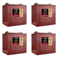6V 240Ah Flooded Lead Acid Deep Cycle Battery x 4 E1757