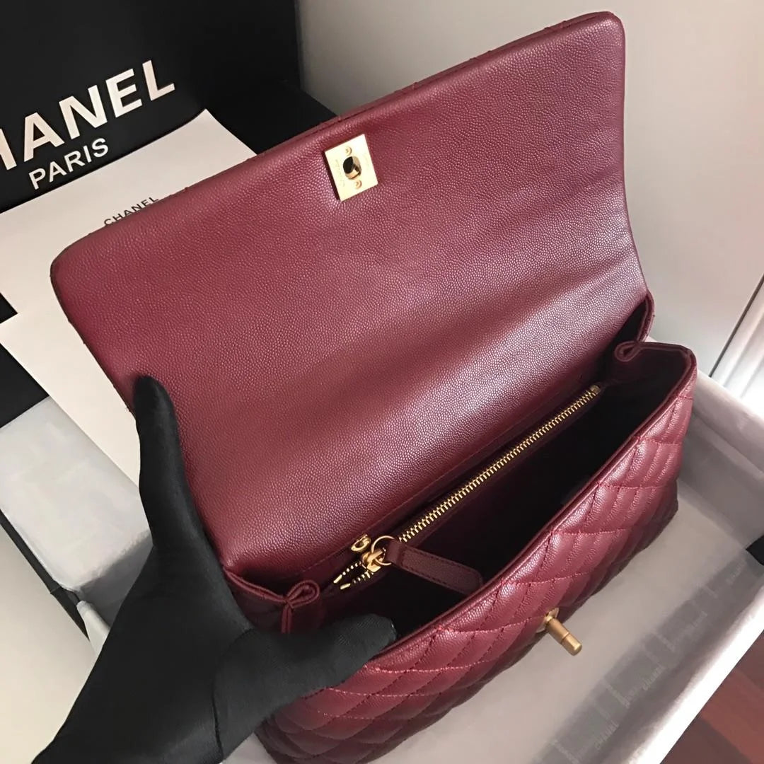Dark Red Handbag L469481