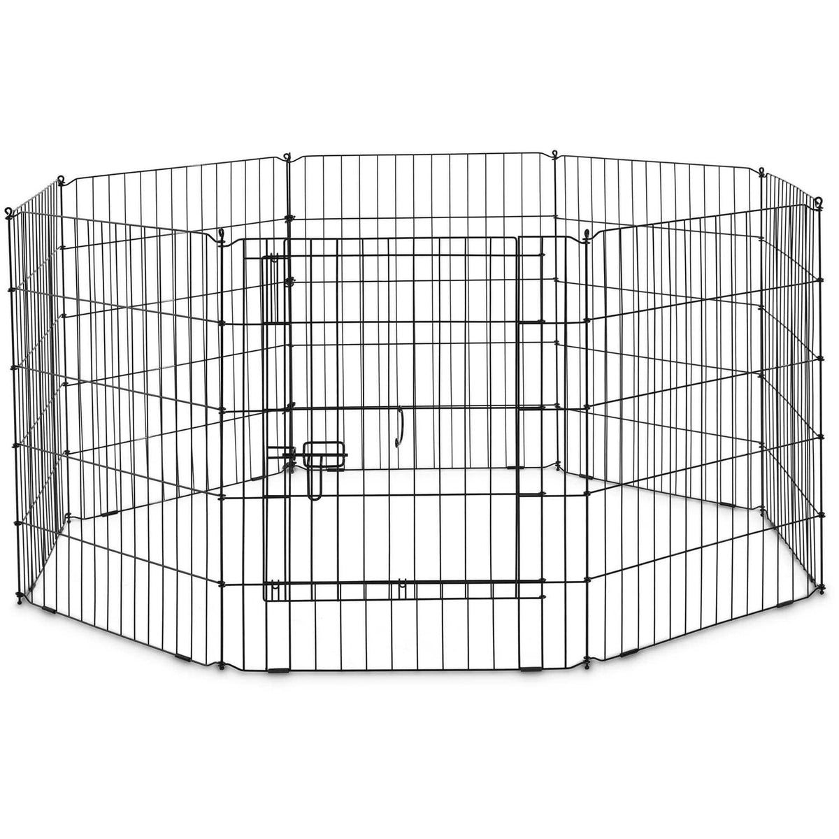 Adjustable Black Exercise Pen for Dogs Q851