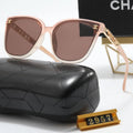 Double C Hollow Large Letter Polarized Sunglasses L6282