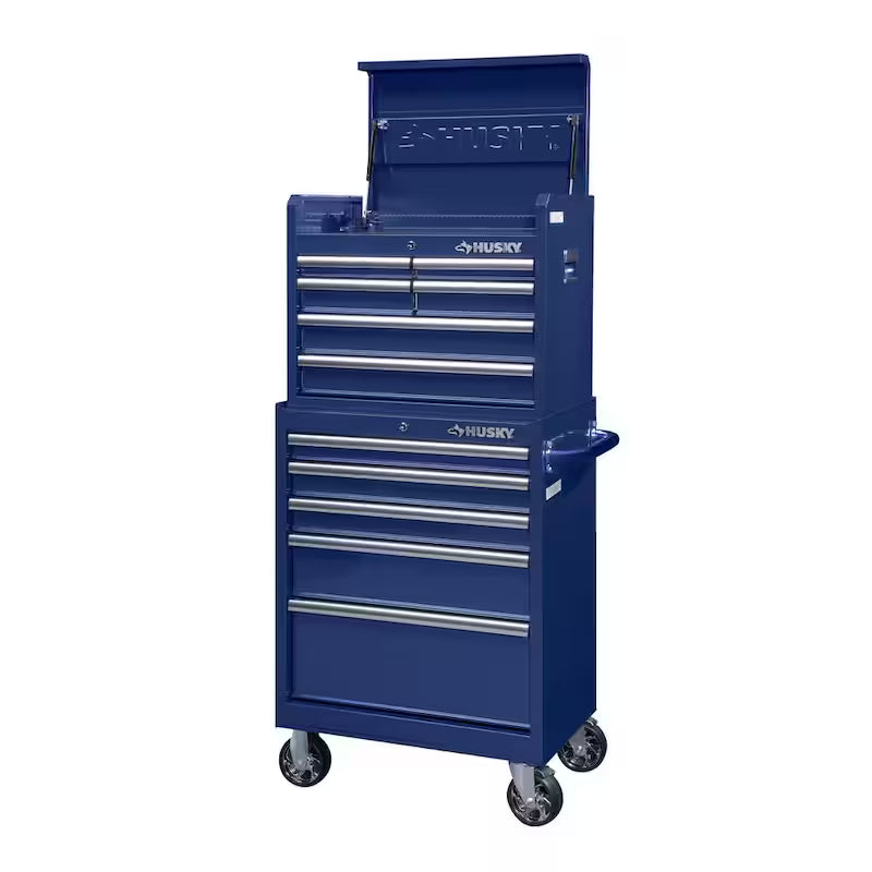 11 Drawer Tool Chest and Cabinet, Blue E489
