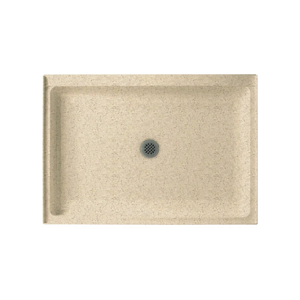 Solid Surface Shower Base in Bermuda Sand P82553