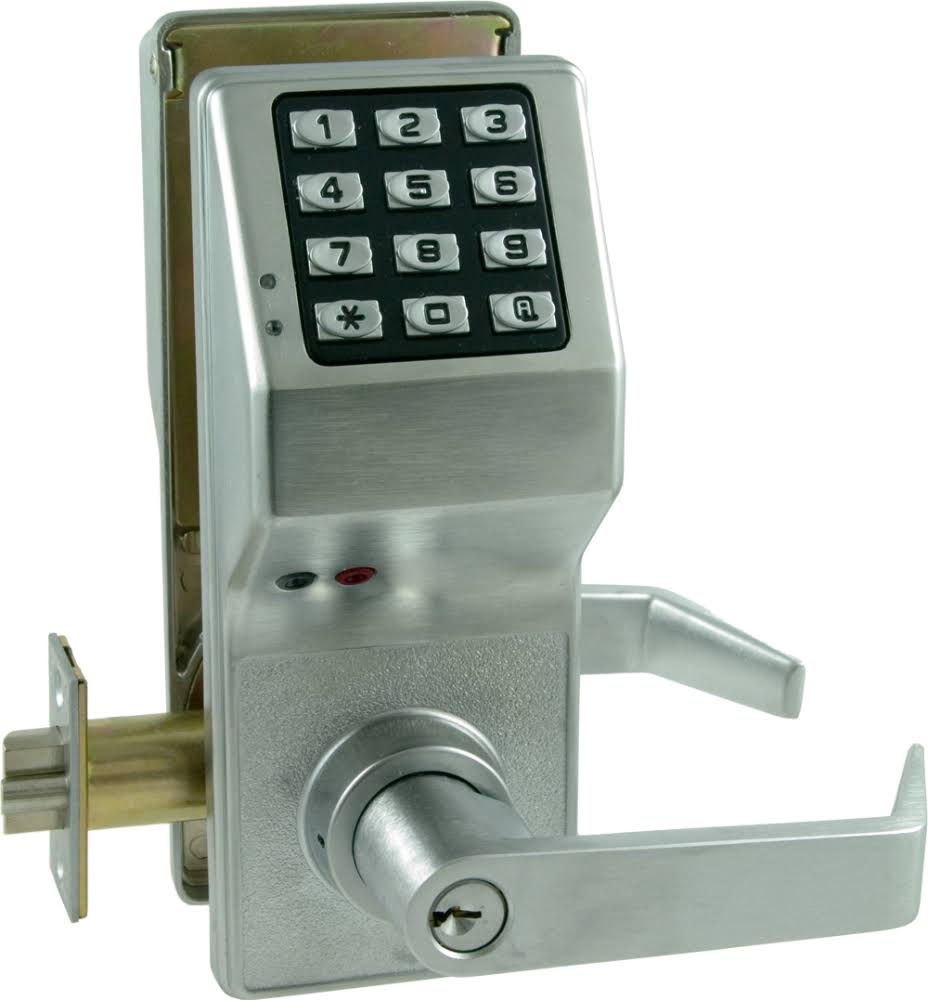 Satin Chrome Finish Digital Lock R344503