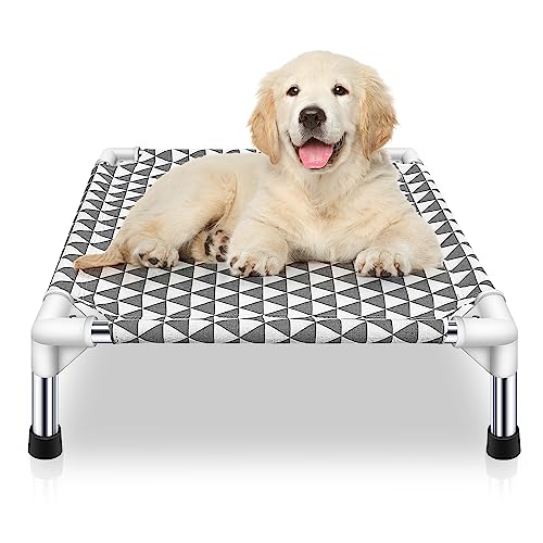 Medium Cotton Elevated Outdoor Dog Bed R60918