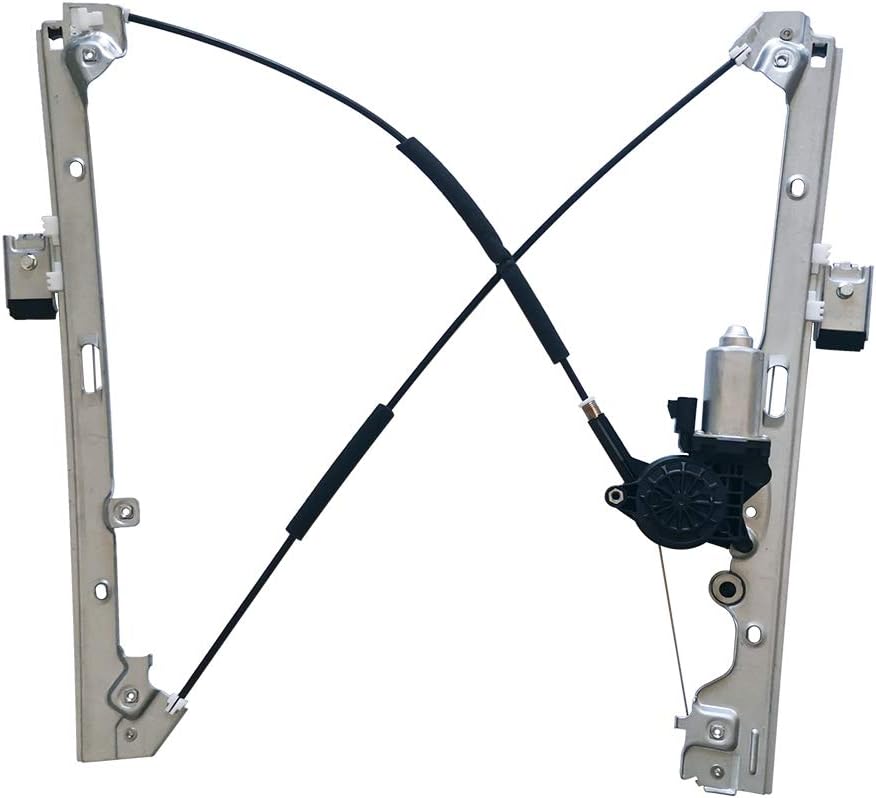 Front Driver Side Power Window Motor and Regulator Assembly Pack of 2 F934